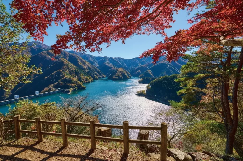 奧多摩的秋日美景。ⒸTCVB