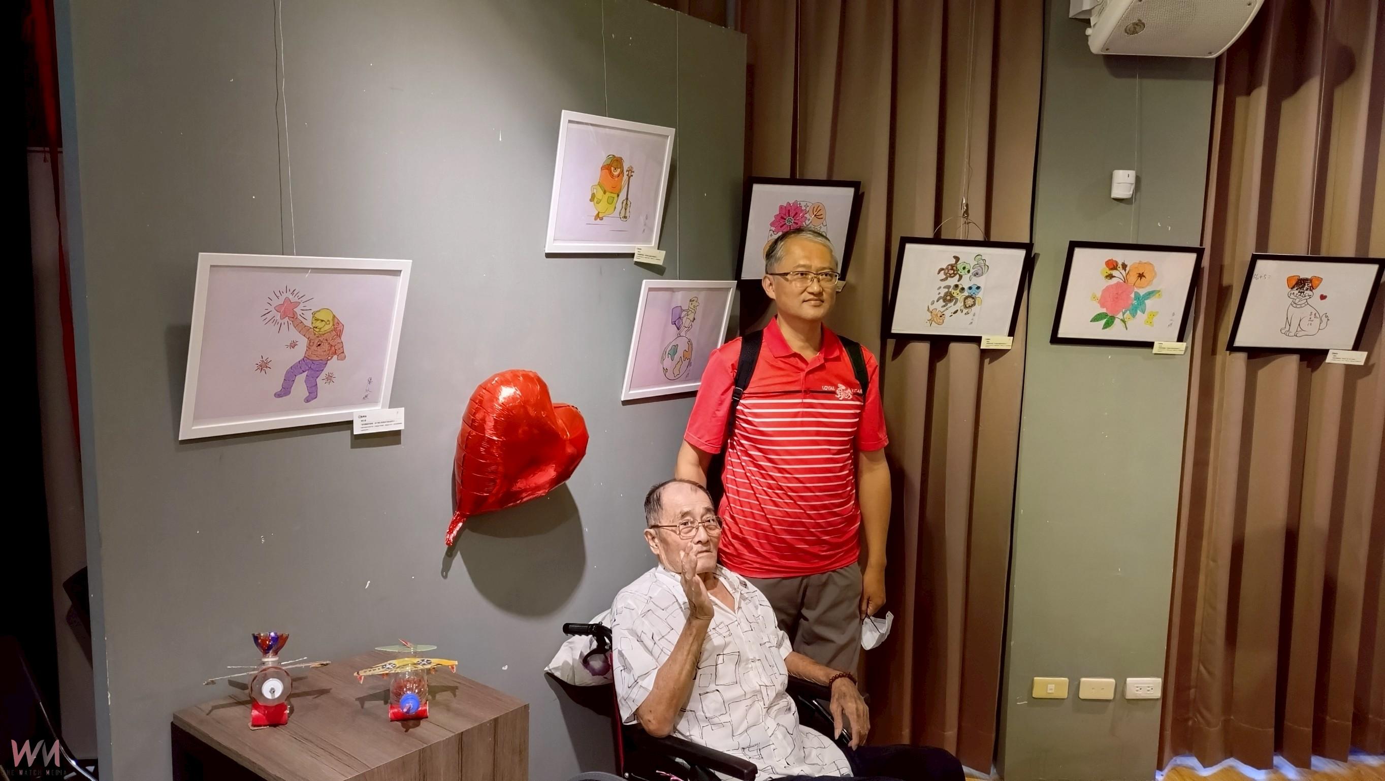 銀髮畫筆描繪心內好所在 居家醫療化作生活藝術 - https://www.watchmedia01.com