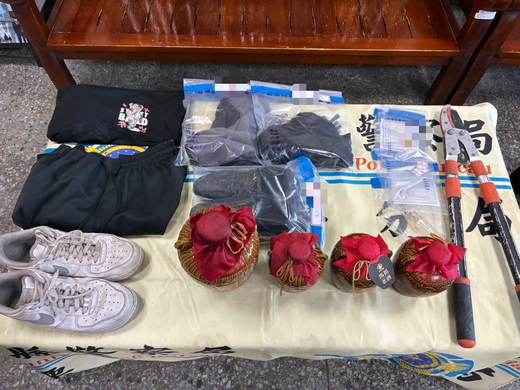 苗栗倉庫遭竊賊清空損失80萬！　警逮3竊嫌追回贓物