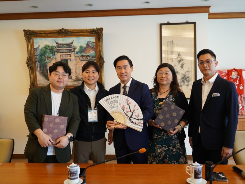 圖文:明台高中與韓國光州自然科學高中締結姐妹校 寵物專業跨越國際。