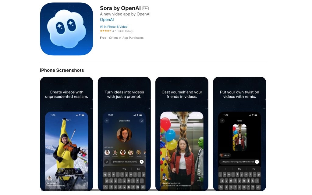 openai「sora」app登陸台灣!支援繁中創作 網讚:一句話變電影