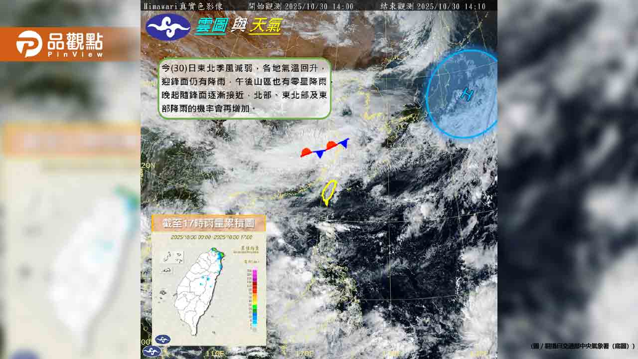 入秋最強冷空氣襲台!北部降溫18度濕濕冷冷