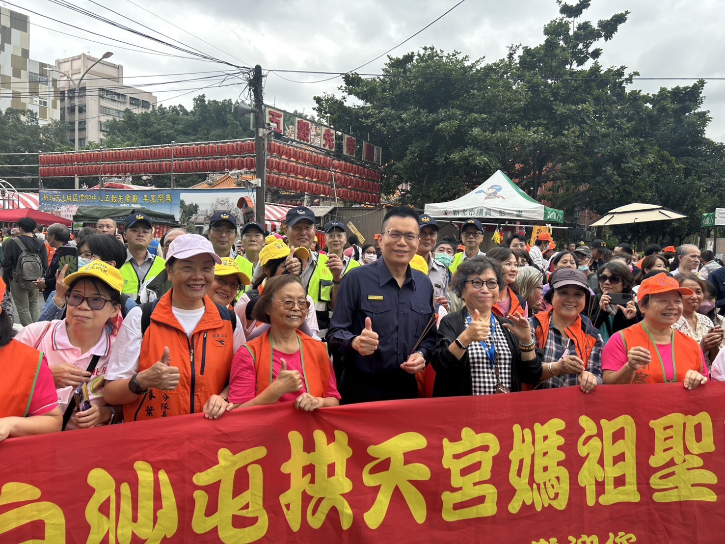 白沙屯媽祖聖駕贊境,萬人迎駕祈福千里香,警民協力共築祥和社區。(圖/記者澄石翻攝)