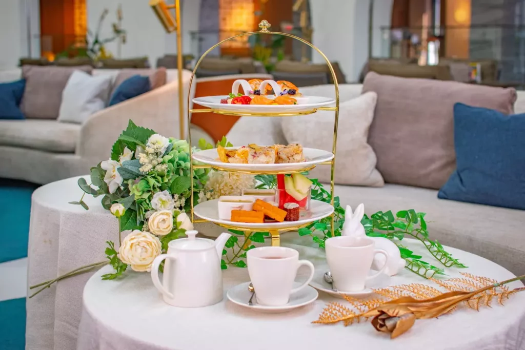 滬尾之星同步推出網美打卡首選的「雙人下午茶套餐」每套僅920元。(圖-將捷金鬱金香酒店提供)