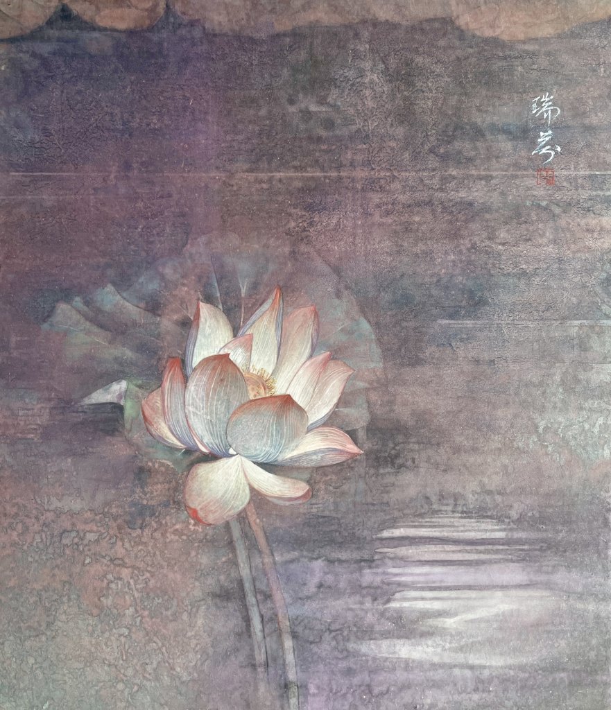 時光在畫紙上慢慢沉澱-台中膠彩畫展訴說流轉之美