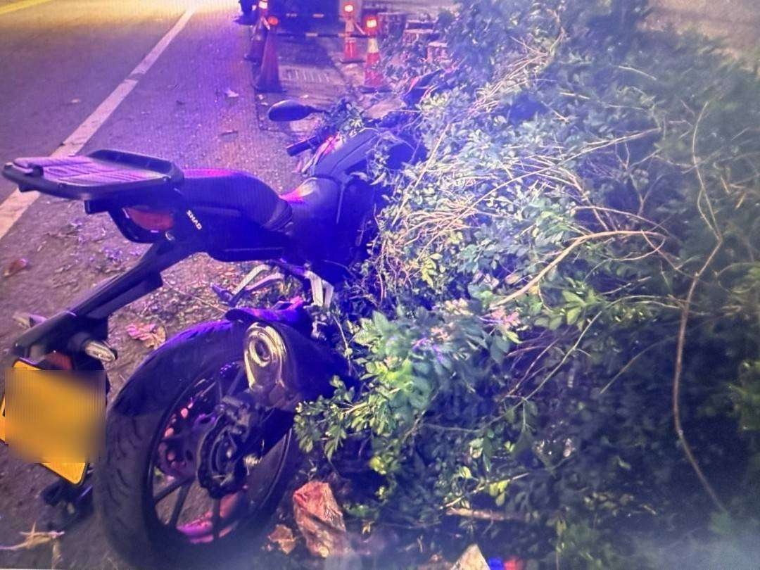 疑車速過快失控倒地 蘆竹重機騎士傷重不治 713954