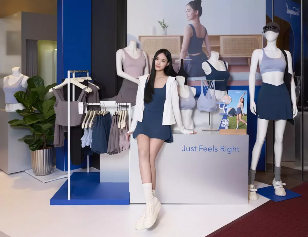 Lily 擔任Triumph Athleisure品牌大使首次亮相 從容自信「 Just Like You 」