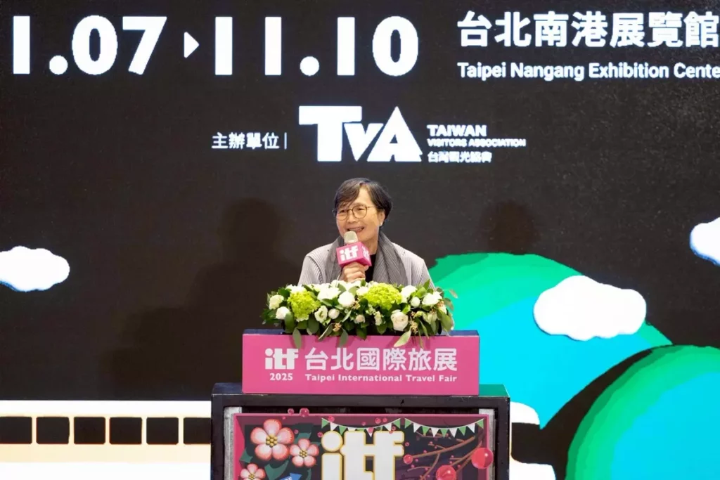 ITF籌備委員會主委葉菊蘭表示,ITF已成為亞洲規模最大的旅展與旅遊交易平台。(圖/台灣觀光協會提供)