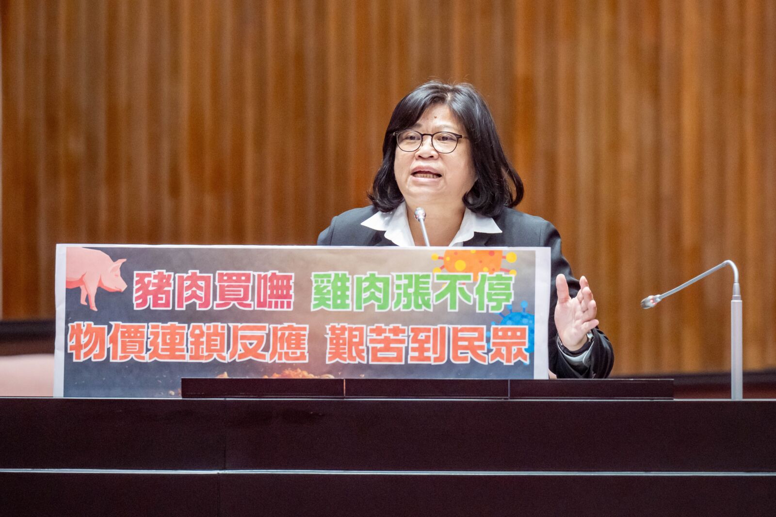 王美惠關切非洲豬瘟衝擊市場　卓榮泰正面回應：希望週末能吃到滷肉飯 223