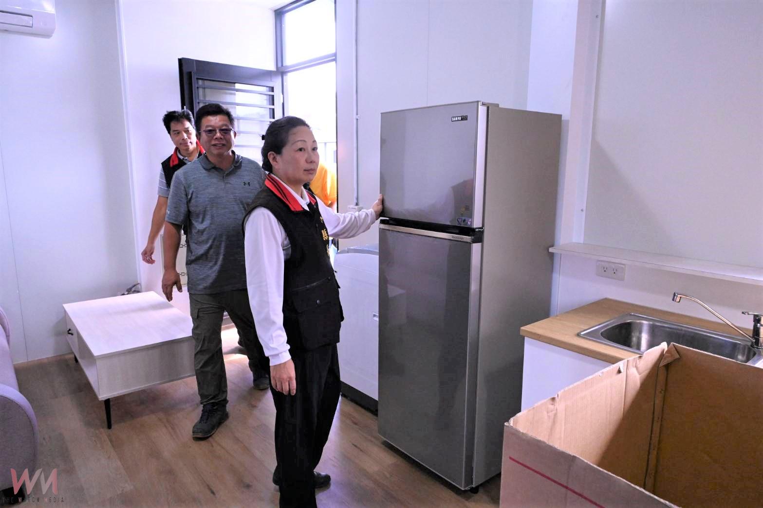 花蓮縣長徐榛蔚關心組合屋傢俱家電現況 月底前可望入住 - https://www.watchmedia01.com
