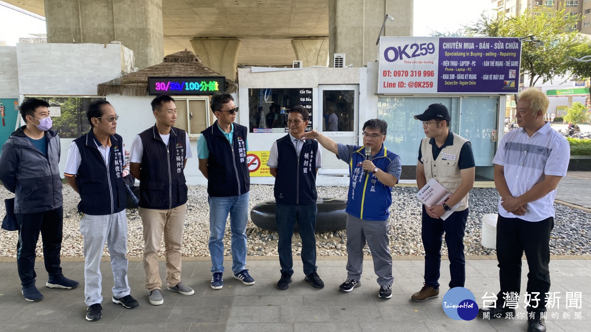 立委楊瓊瓔日前邀集台鐵等相關單位現勘潭子車站商業空間規劃使用案。