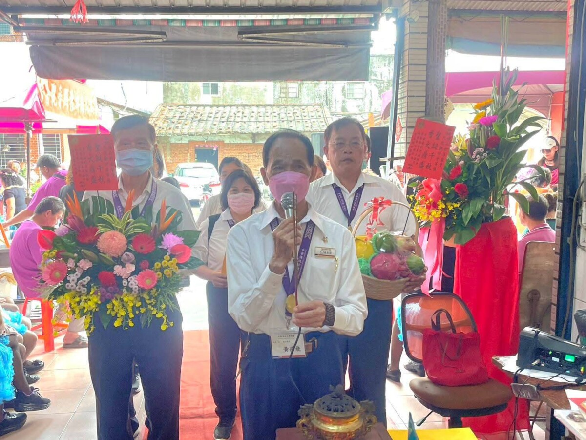 ▲佛光山中華傳統宗教總會團隊前來祝壽祈福