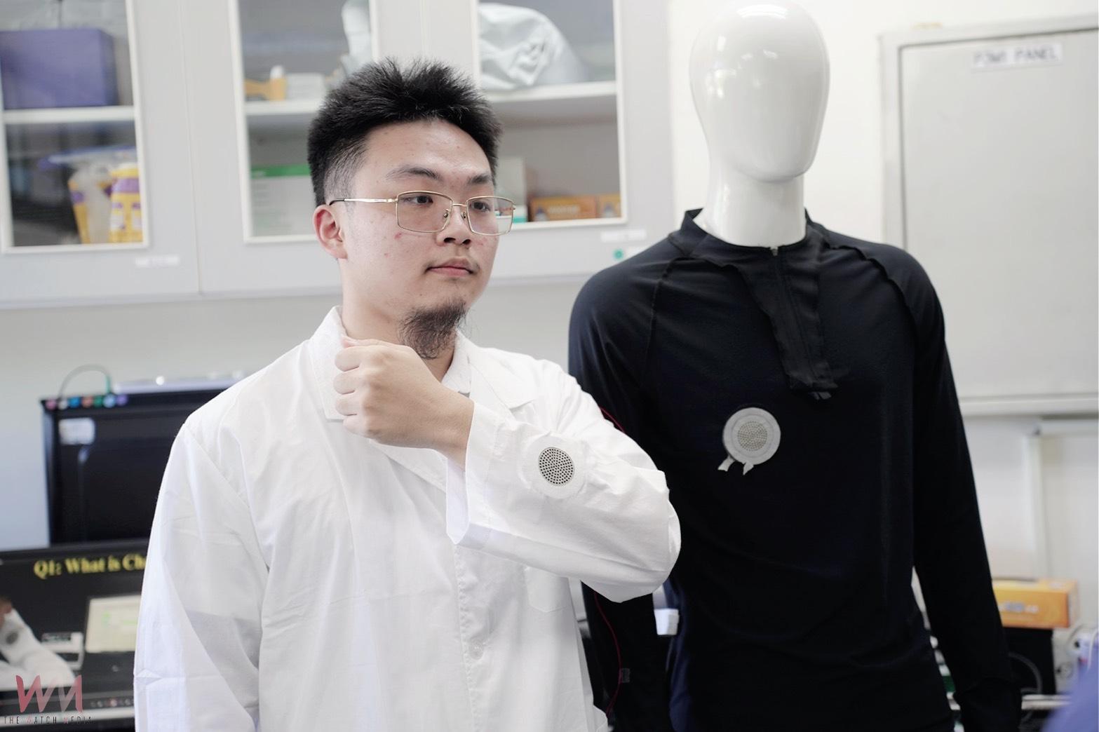 中興大學研發有聽覺的衣服　可聽診、溝通與AI聊天機器人對話