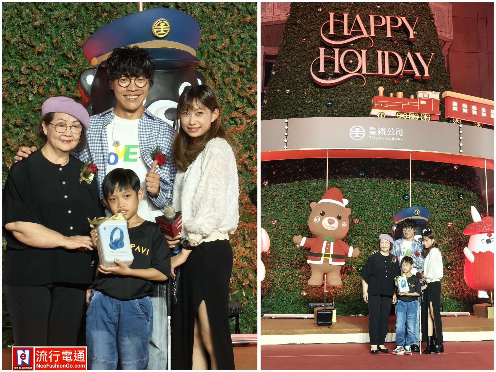 台北火車站大廳 盧廣仲獻唱及林美瑛傳愛 點亮微風聖誕樹6萬顆燈泡「今年以『當微風點亮車站』為主題，象徵微風化作光的軌跡，將愛與祝福傳遞至每個角落，讓這座車站亮了起來。」
