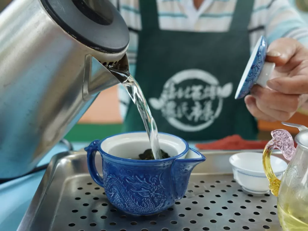 南港秋季特色桂花包種茶