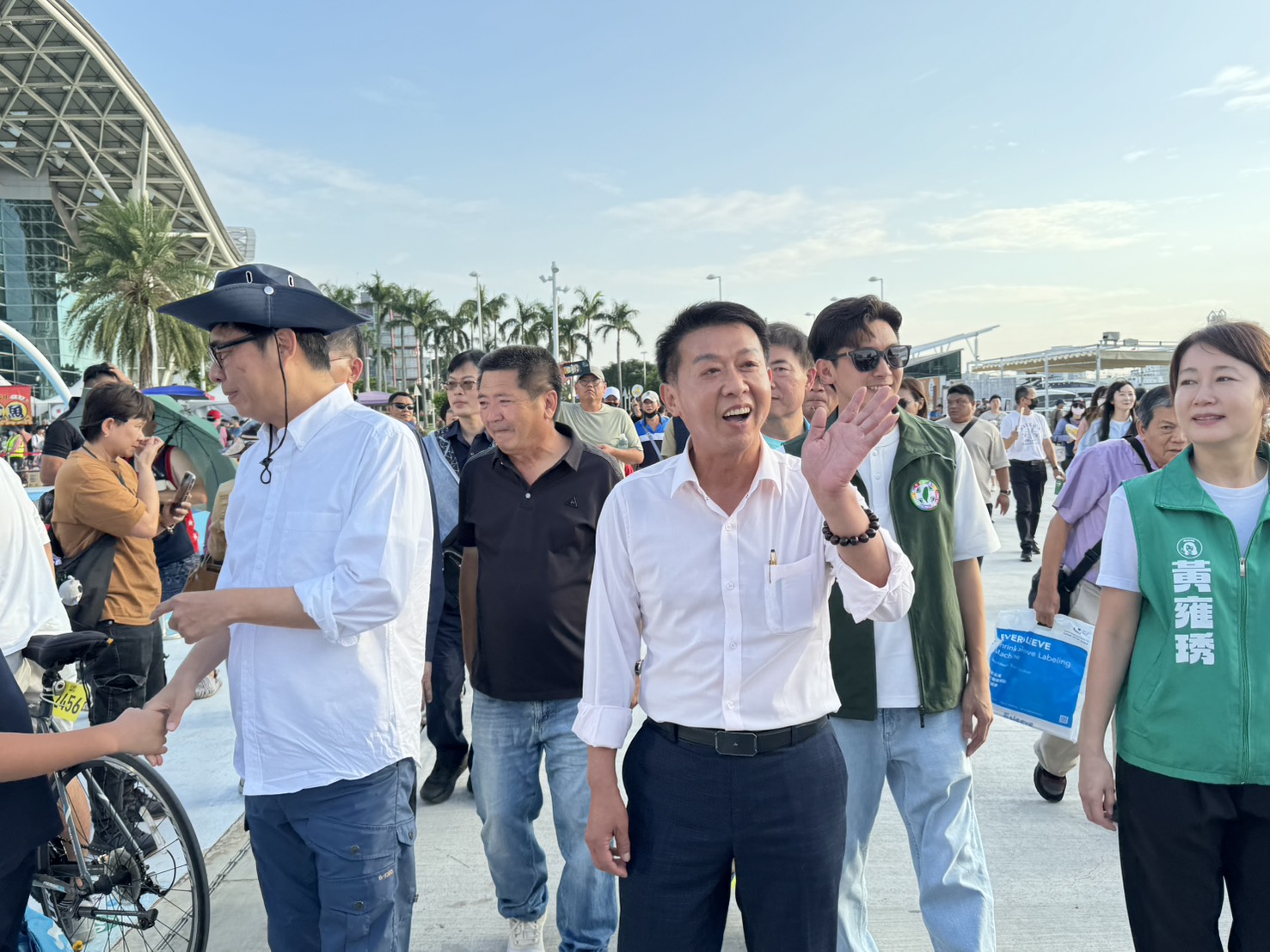 許智傑首支政策影片出爐，主打從港灣走向國際。〈圖/記者蔡宗武翻攝〉