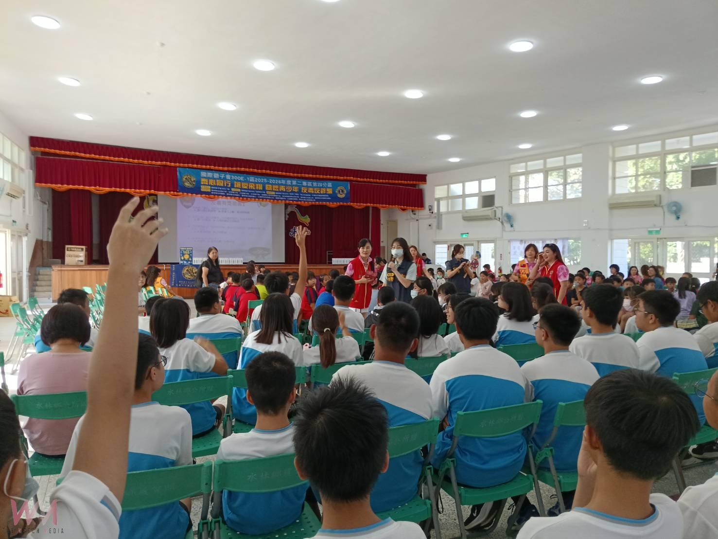 （有影片）／國際獅子會300E-1區攜手北港警走入校園　深化青少年反毒防詐意識 - https://www.watchmedia01.com