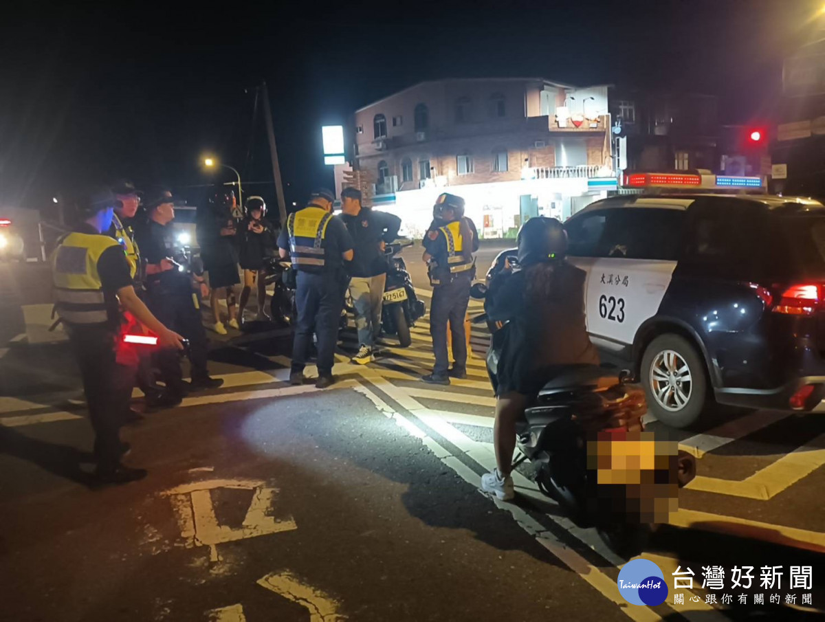 大溪警持續酒駕取締，保障市民交通安全。