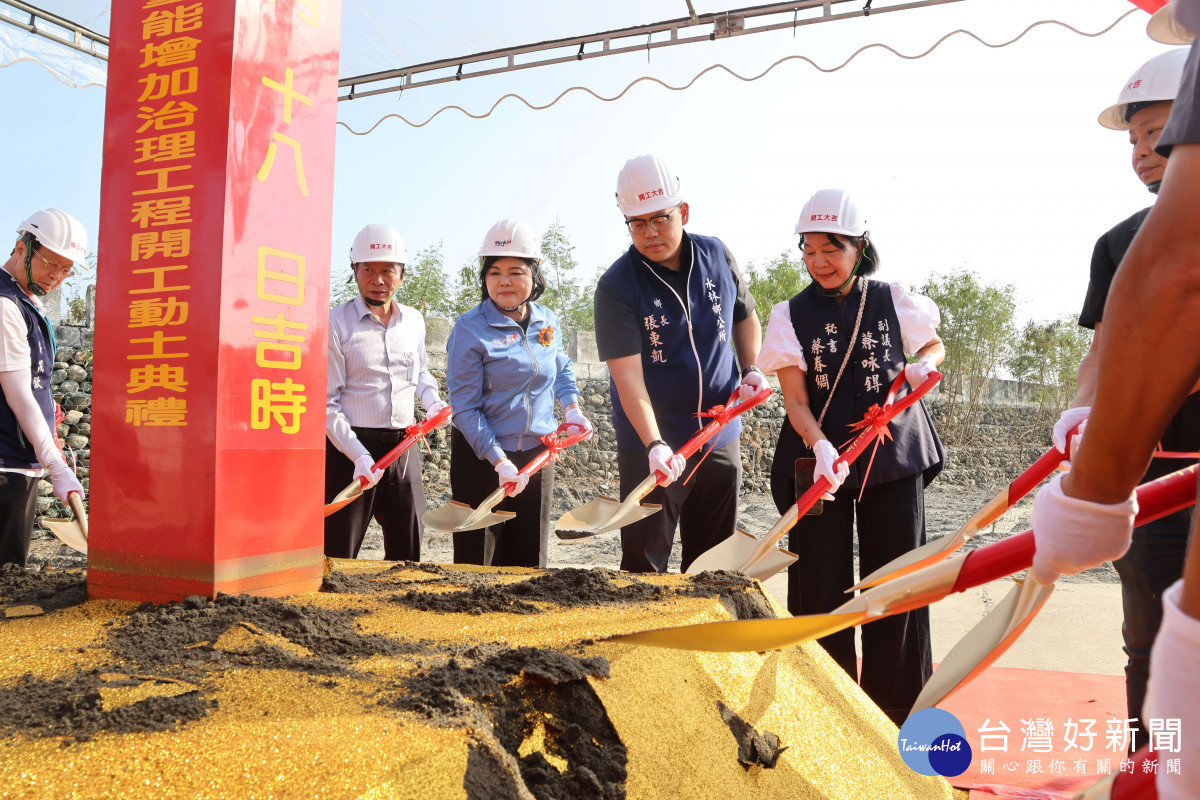 雲林縣水林鄉大溝支線出口段及番薯厝大排抽水量能增加治理工程正式開工／翻攝照片