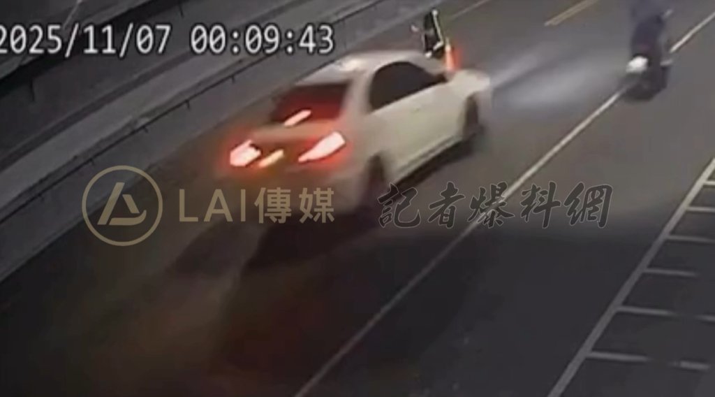 影/驚悚!高雄工人遭撞飛骨折 撞擊瞬間曝「他1秒從鏡頭不見」