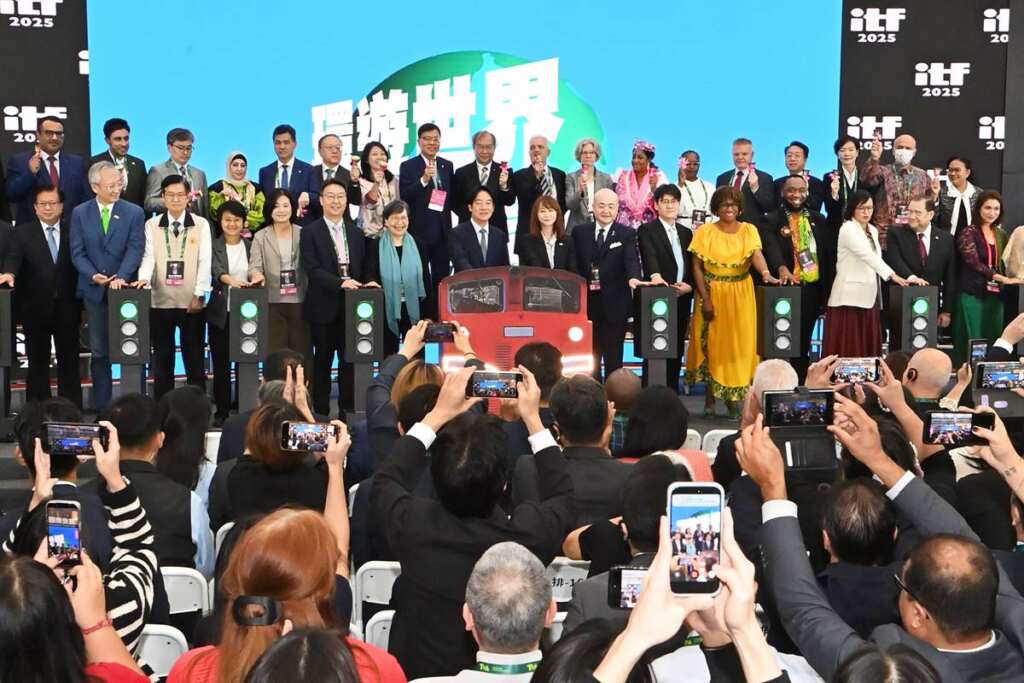 ▲總統出席「2025 ITF台北國際旅展開幕典禮」讓2030年觀光產值達兆元目標。