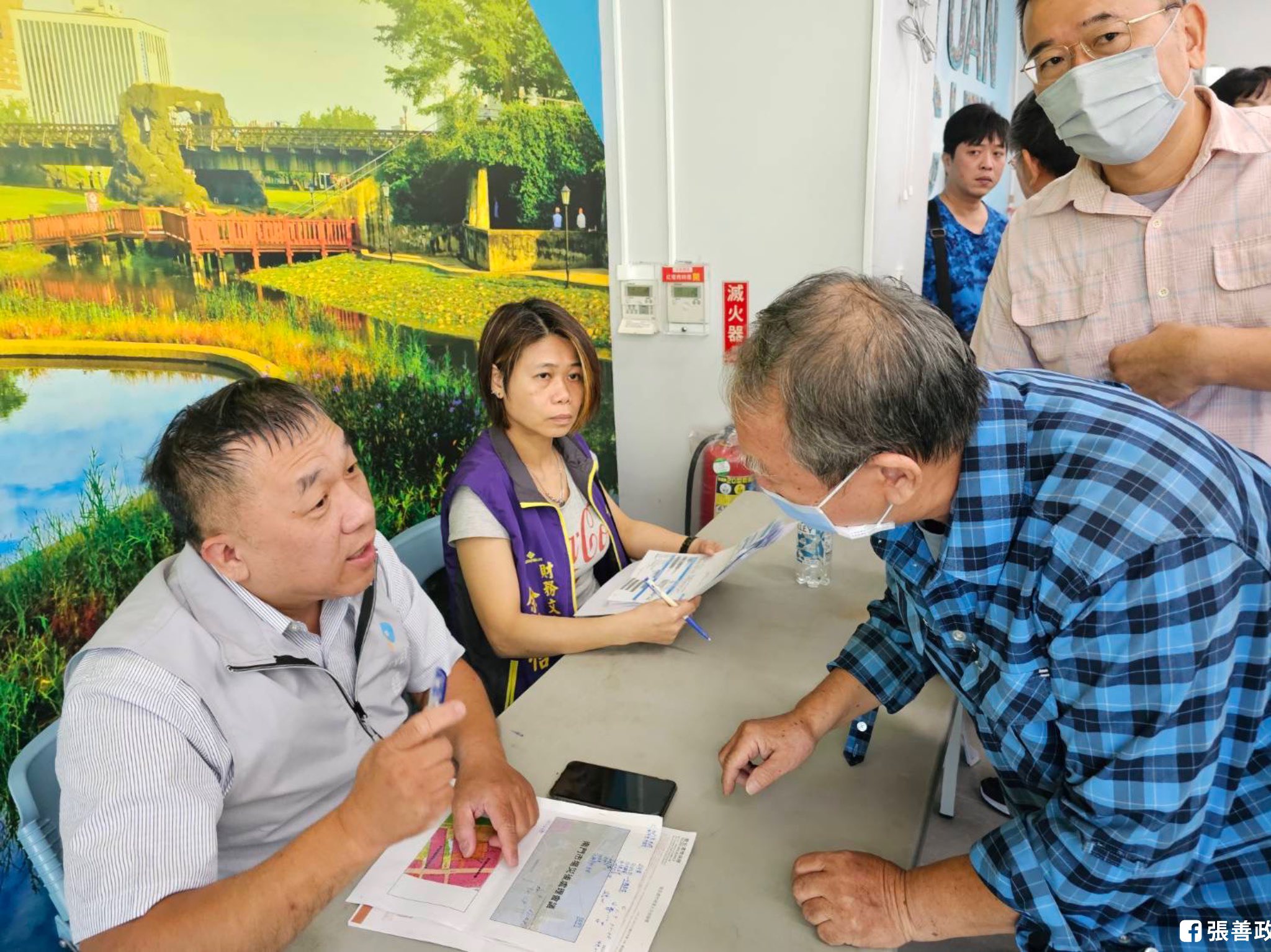 市府啟動水電與結構安全檢查 張善政:陪攤商把南門市場撐起來 578767994 1597347985087761 6150222369160180398 n