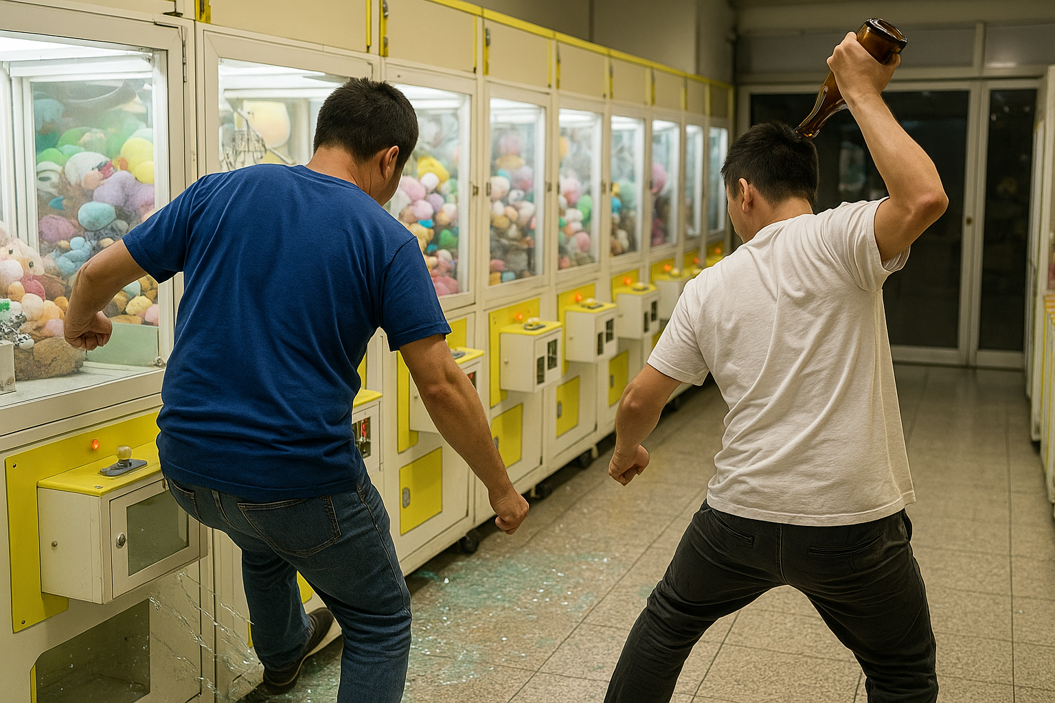 網紅「吃屎哥」娃娃機店遭砸 怒喊:台灣沒有言論自由嗎? 1 2