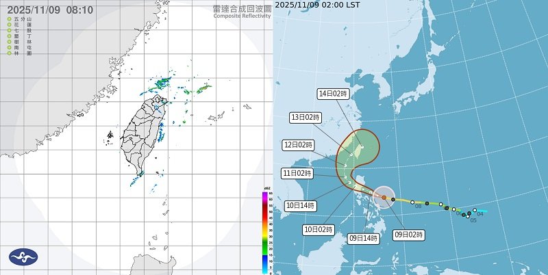鳳凰颱風明發海警 恐從中部登陸