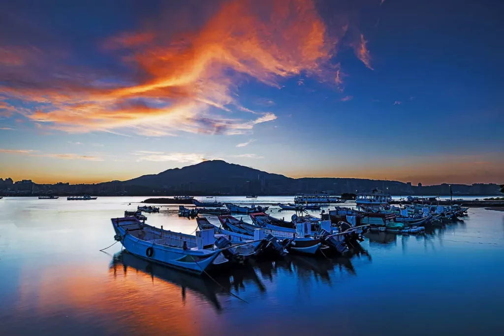 淡水夕照