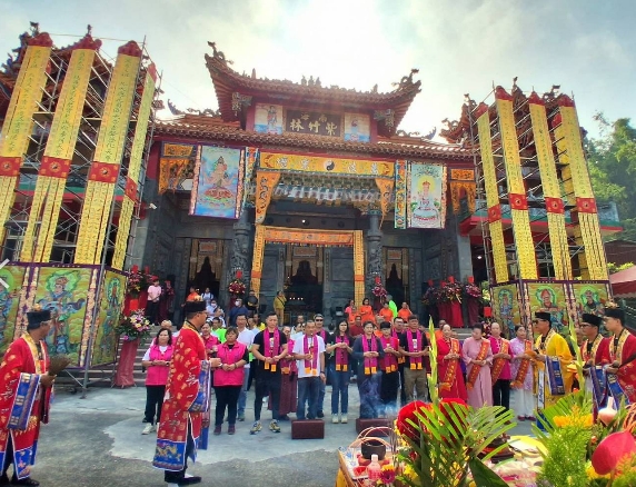 ▲高雄內門紅面觀音總廟迎富送窮補庫祈安植福大法會」圓滿落幕(記者 李堂安 翻攝)