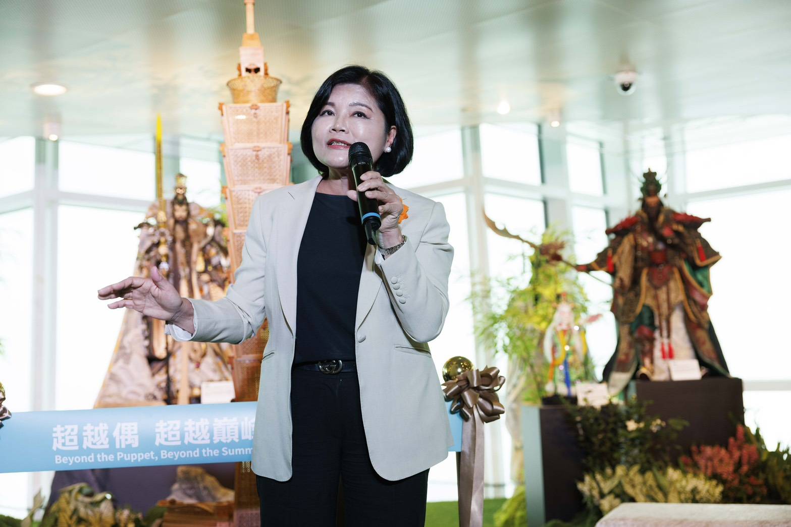 雲林文化登上世界之巔 布袋戲與森林療癒打造台北101高空特展 250 雲林文化登上世界之巔 布袋戲與森林療癒打造台北101高空特展 249