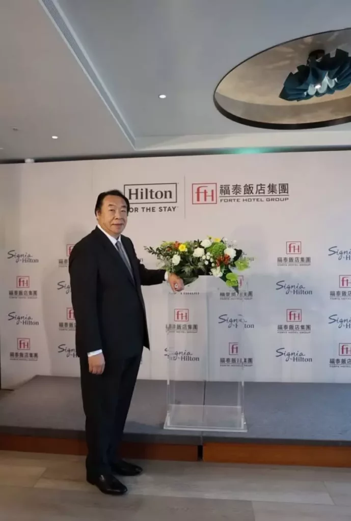 福泰飯店集團福總經理 薛志民擔任簽約儀式主持人。