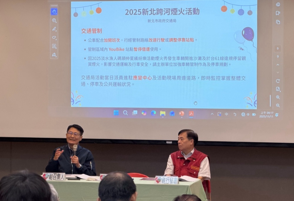 迎戰新北耶誕城百萬人潮 侯友宜督軍啟動交通維持計畫 206 248251112a01