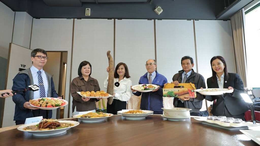 ▲基隆市「山藥大餐」明開賣邱佩琳邀市民11月22日用創意料理挺在地農產。