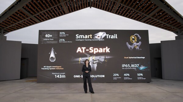 安泰新能源發布新一代智能跟蹤支架AT-Spark,為大型光伏電站提供一體化解決方案