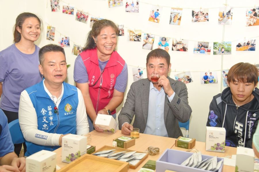 苗縣第七處「田芯工坊」揭牌 縣長:廣設小工坊嘉惠身障朋友