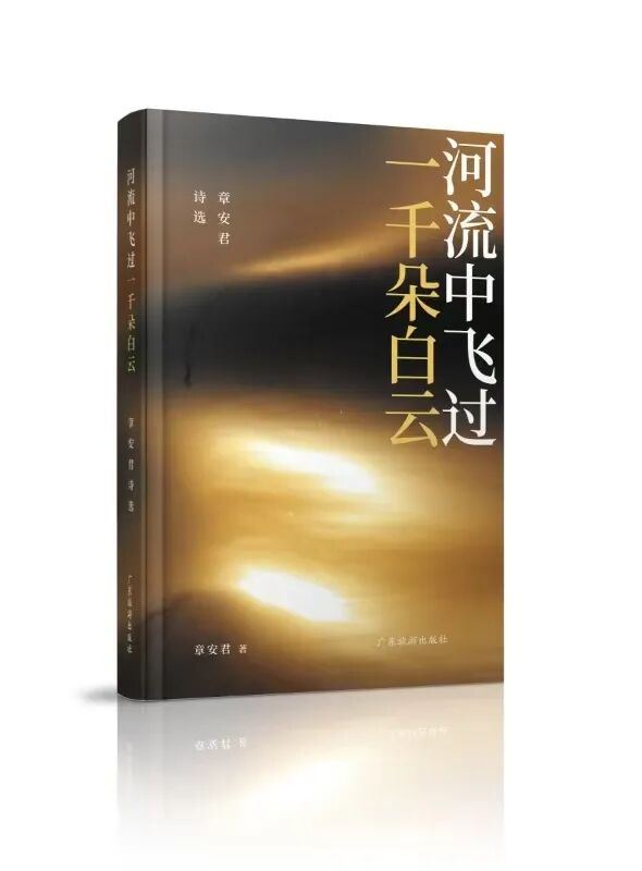 ▲章安君詩畫集《河流中飛過一千朵白雲》