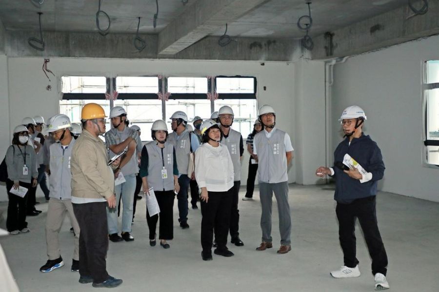 嘉義市黃敏惠市長 視察興安國小新建幼兒園園舍工程