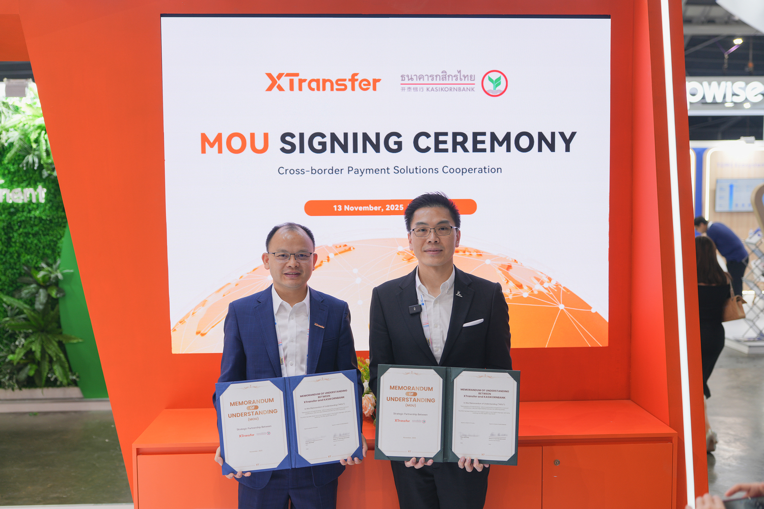 XTransfer 與 KBank 於「新加坡金融科技節」結盟 加速推動東盟跨境貿易