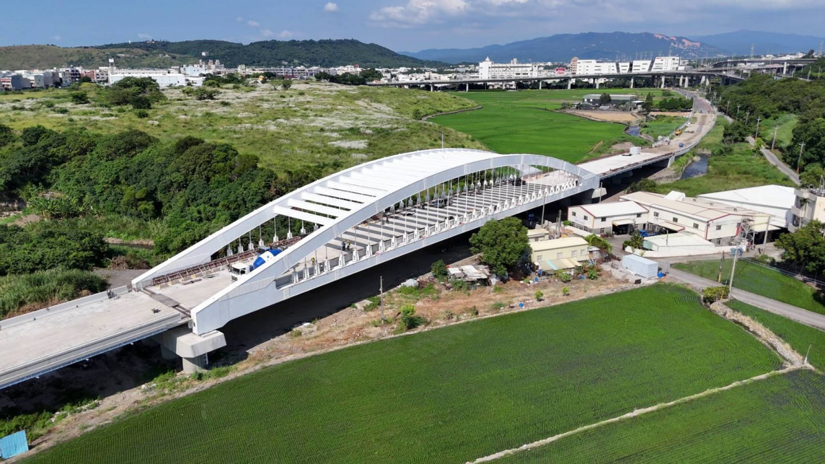 「甲埔大道新建工程即將完工