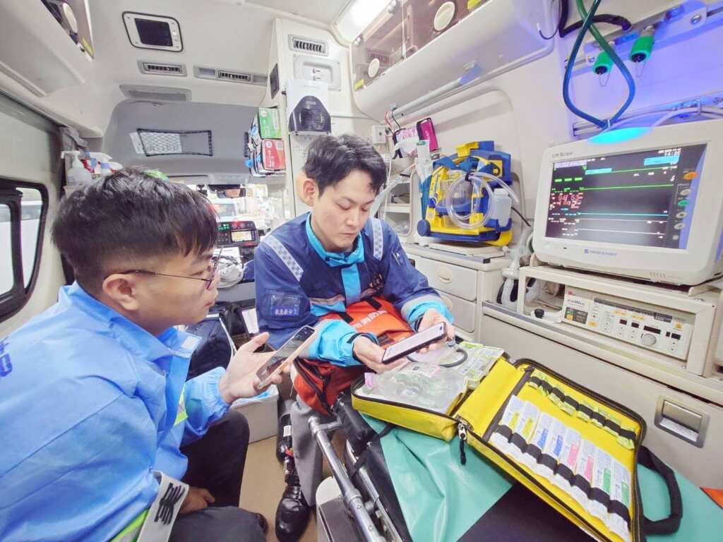 ▲內政部消防署及彰化縣消防局共同組團前往日本北九州市消防局及相關單位進行參訪交流,提升緊急救護能力。(圖/彰化縣消防局提供)