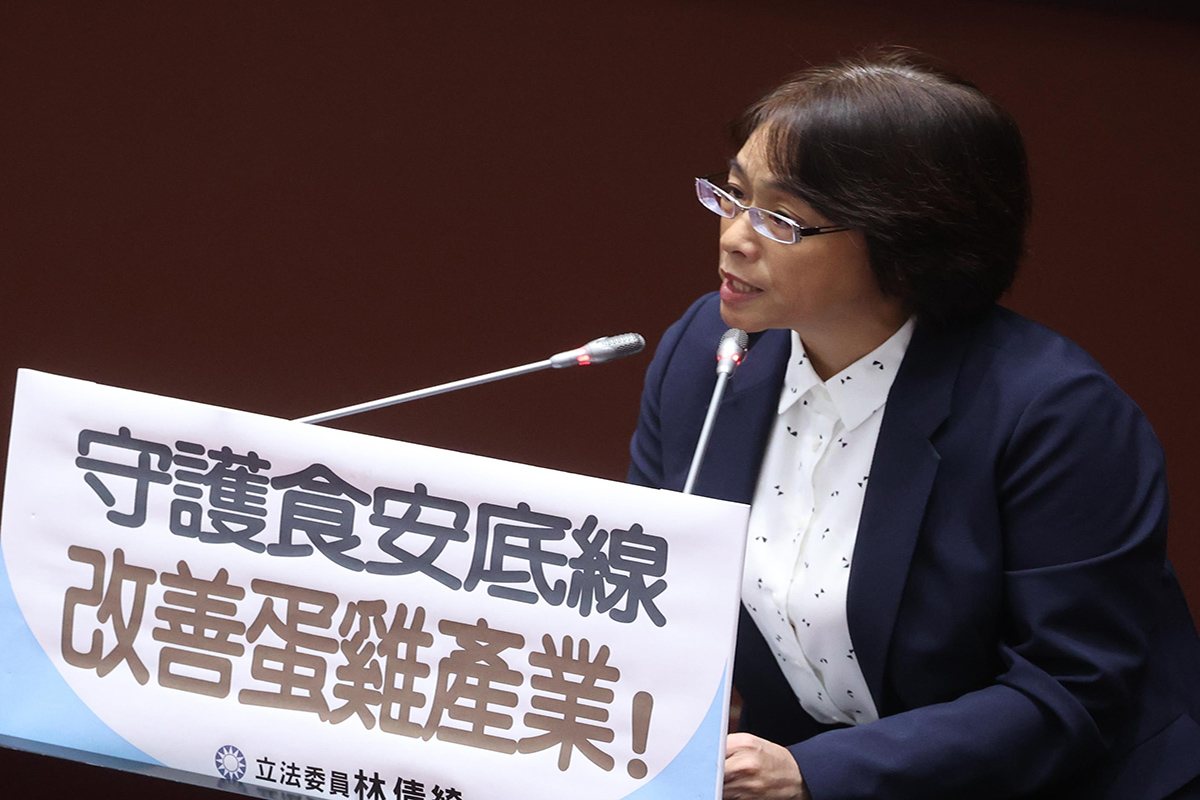 毒蛋事件再起  林倩綺痛批政府失職  食安制度八年原地踏步