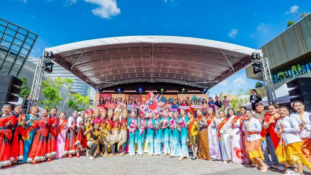 ▲新住民團體表演團隊大合照。