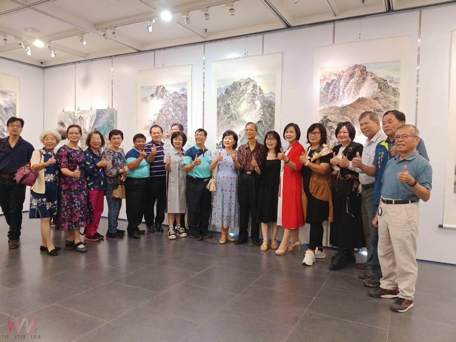 壯麗山河入畫來　黃乾成（黃宇立）水墨創作展於北港文化中心盛大開幕 - https://www.watchmedia01.com