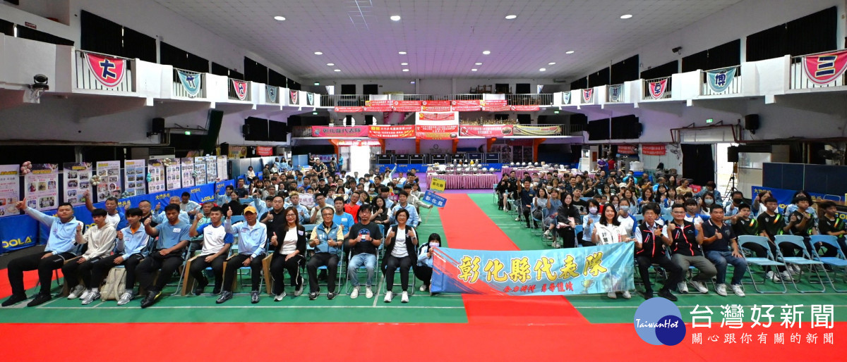 彰化縣代表隊全國運動會奪36面獎牌，縣府頒發1,212萬元獎助金勉勵選手再創高峰。圖／彰化縣政府提供