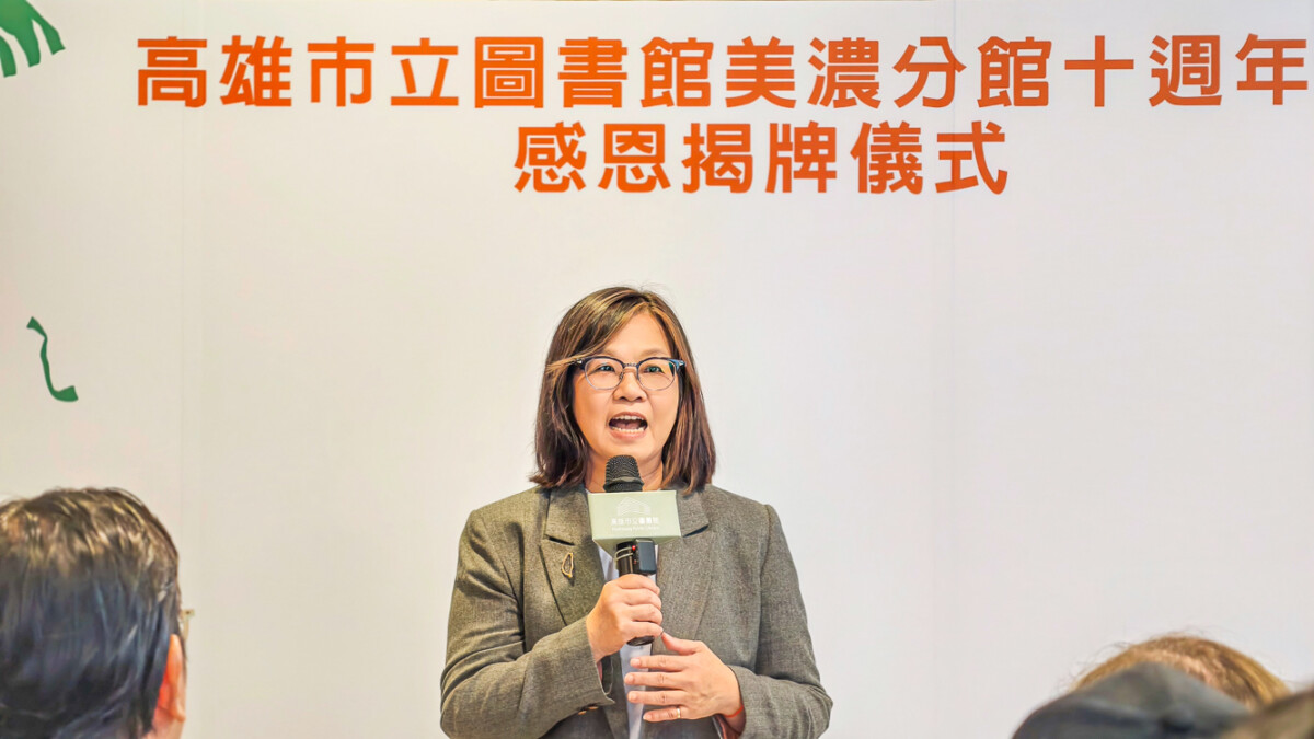 ▲高雄市立圖書館李金鴦館長表示,美濃分館陪伴無數家庭經歷親子共讀的溫暖時光,為美濃的文化脈絡注入持續源源不絕的活力。(圖/記者黃淑貞攝)