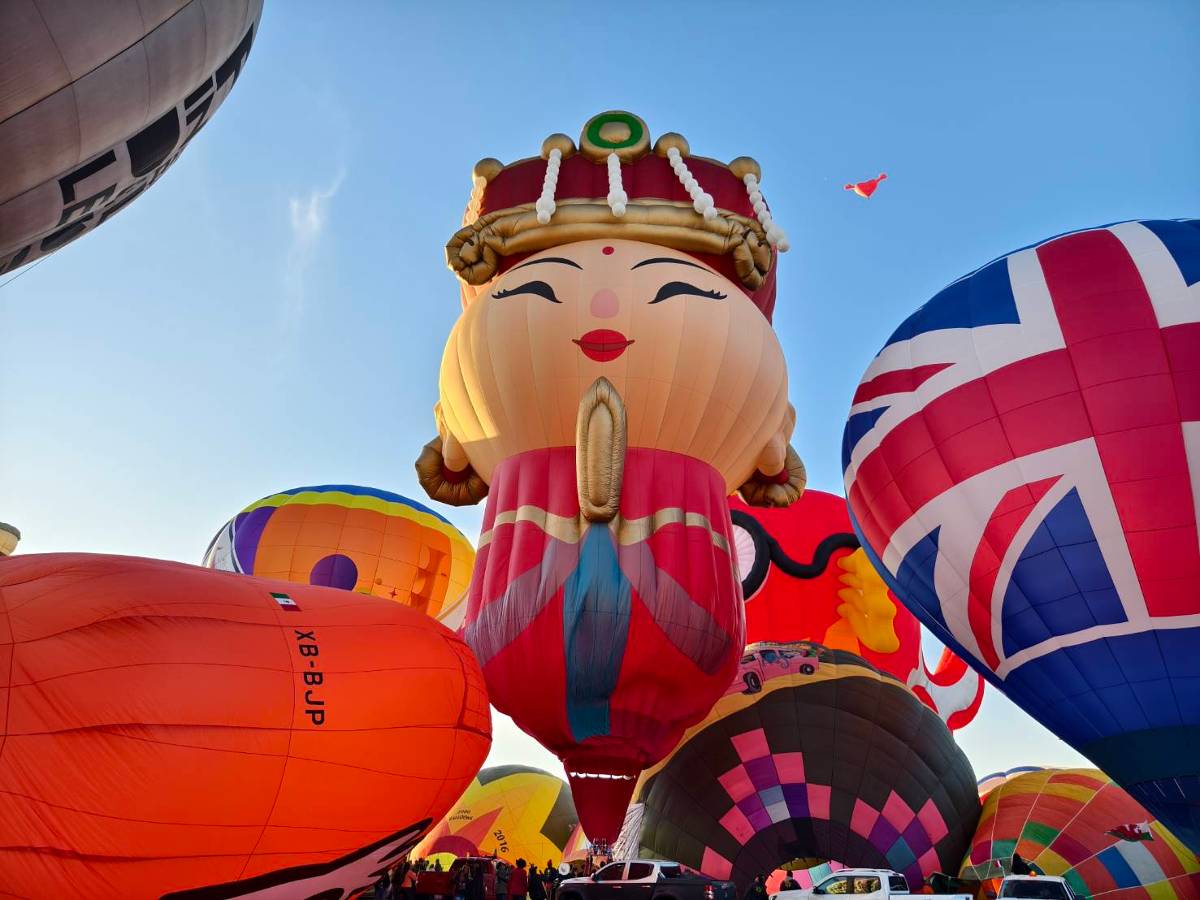 Q版媽祖飛上拉美天空 臺東熱氣球驚豔墨西哥