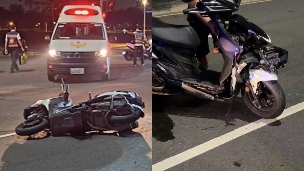 高雄男「騎車一偏」擦撞無照少年!他重摔躺地送醫亡