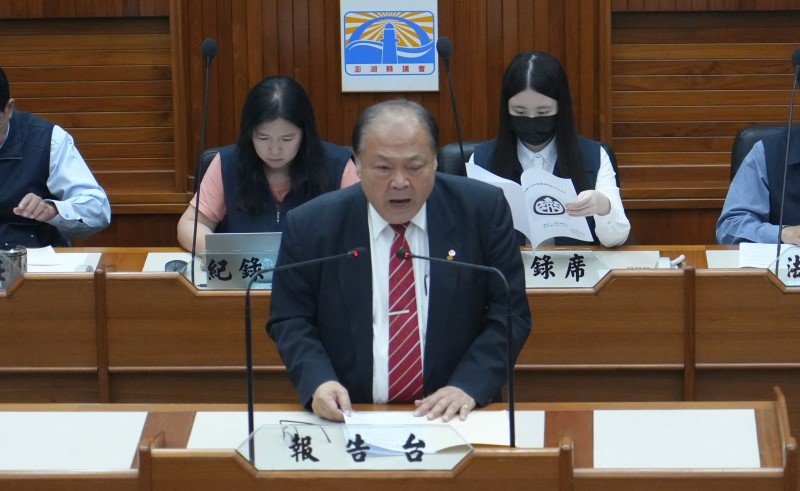 陳光復報告115年度總預算編列情形 堅守財政紀律、穩健推動縣政