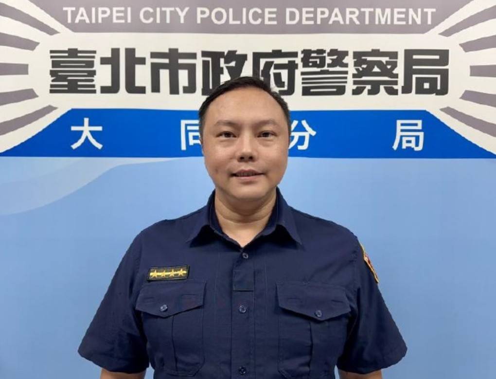 萬華分局寧夏路派出所副所長劉威廷。